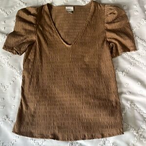 A new day beige V neck